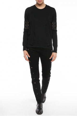 Cardigan with perforated sleeves, zdjęcie 2 Cardigan with perforated sleeves od Diesel